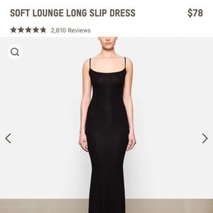 Skims Soft Lounge Slip Dress